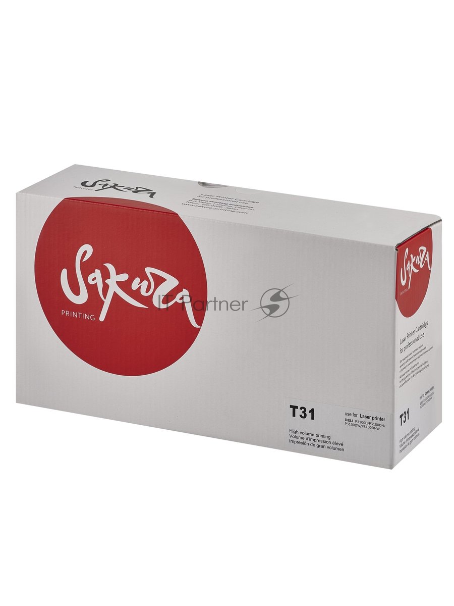 Картридж лазерный Sakura T31 для Deli P3100/M3100, черный, 3500к.