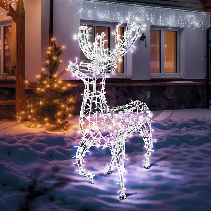 Фигура объемная Neon-night Олень 115х195 см, 528 LED, IP65, цвет свечения белый
