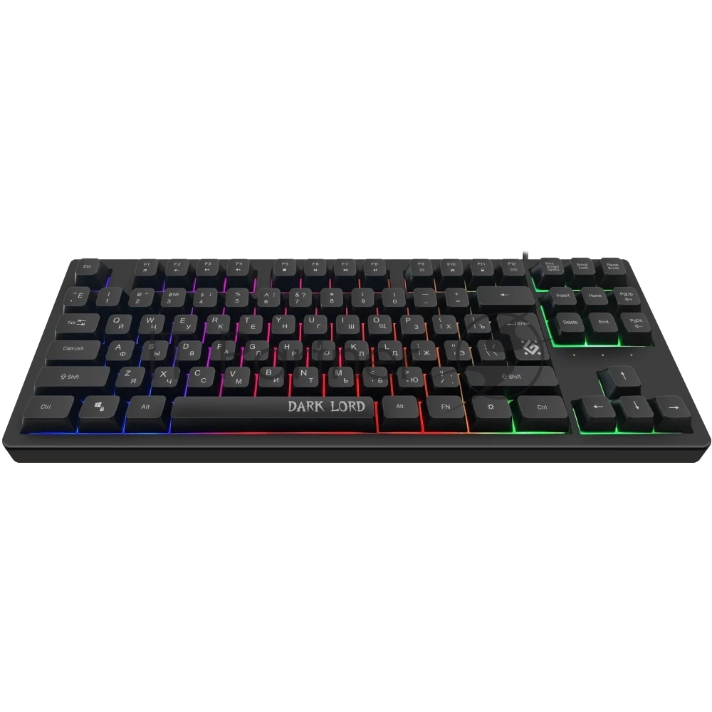 Клавиатура проводная Defender Dark Lord GK-580, USB, черный