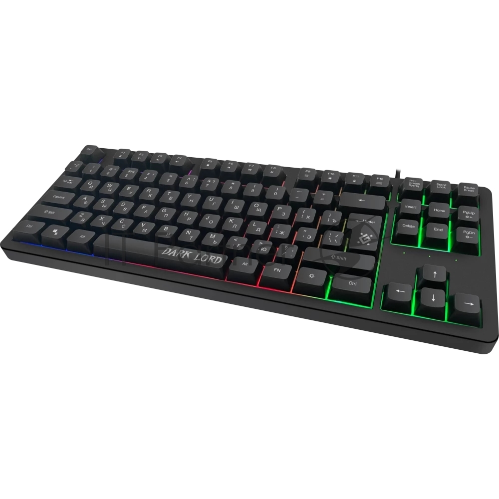 Клавиатура проводная Defender Dark Lord GK-580, USB, черный