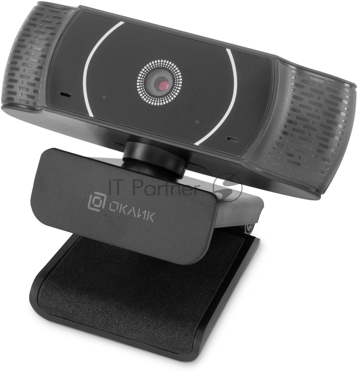 Веб-камера OKLICK OK-C016HD 1280x720, 30 кадр/с, USB Type-A, микрофон, универсальное крепление