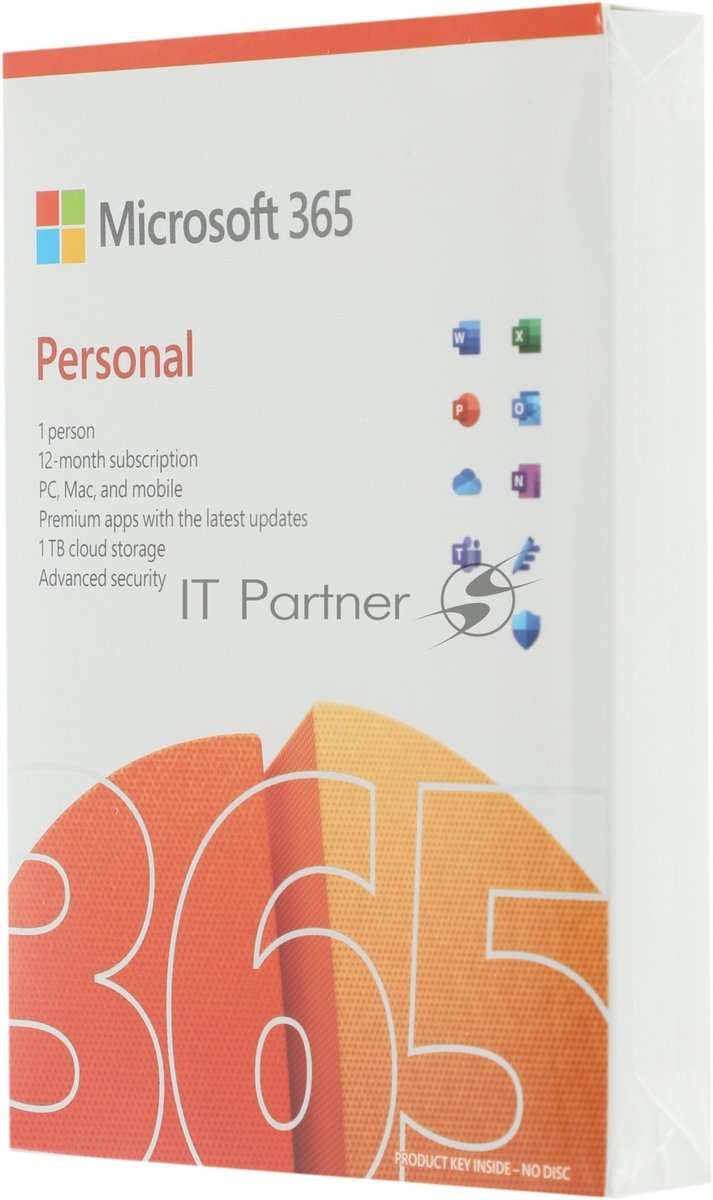 Офисное приложение Microsoft 365 Personal Subscr 1YR Medialess P8 (QQ2-01399)