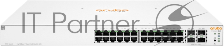Коммутатор (свитч) HPE JL684B Instant On 1930 24G Class4 PoE 4SFP/SFP+ 370W