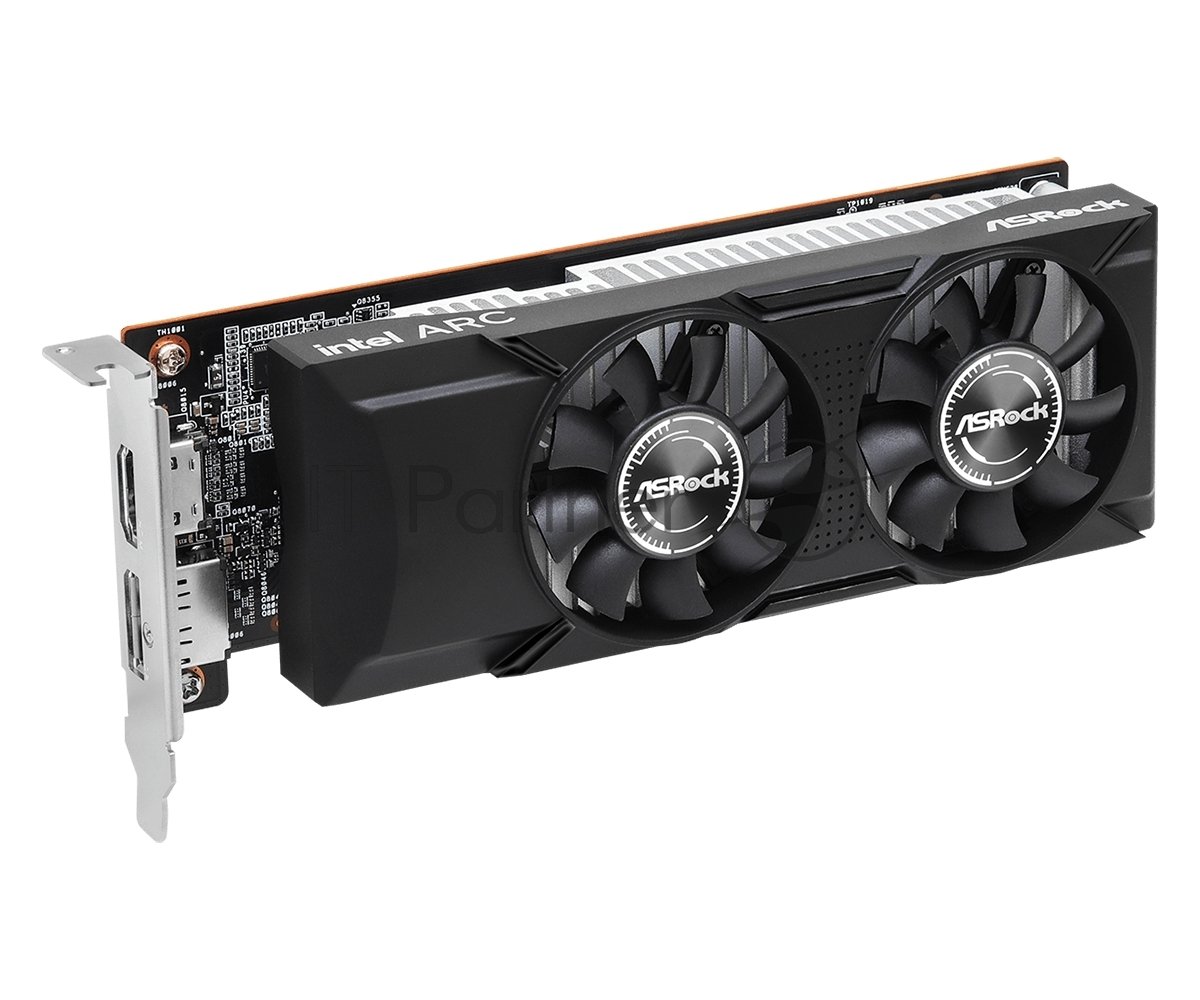 Видеокарта ASRock Intel Arc A310 LP, 4 GB GDDR6, 64 bit, DisplayPort, HDMI, GPU 2000 MHz