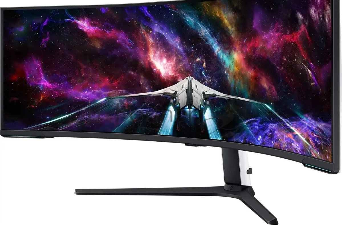Монитор 57" Samsung Odyssey Neo G9 S57CG952NI VA 7680x2160, 240 Гц, 1 мс, 32:9, 420 кд/м2, 3xHDMI, 1хDP, 2хUSB, 1x3.5 мм, изогнутый, черный