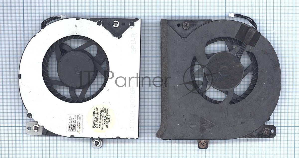 Вентилятор (кулер) для ноутбука Dell Alienware M18X GPU правый
