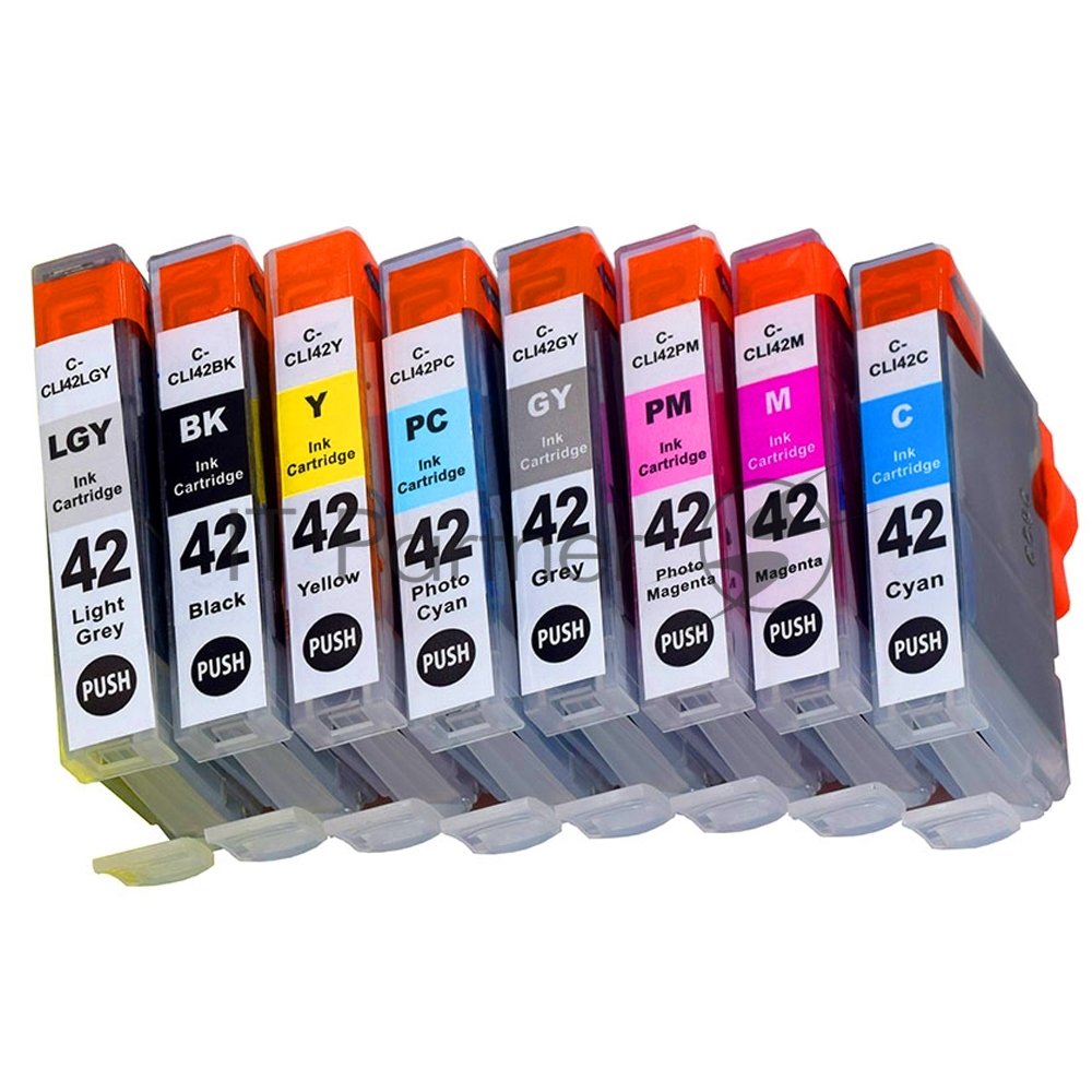 -/ Набор струйных картриджей NV Print для Canon CLI-42 (NV-6384B010) 8 цветов для Canon Pixma PRO-100, 100S совместимый
