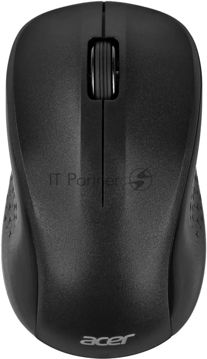 Мышь беспроводная Acer OMR302 черный, 1200 dpi, радиоканал, USB, кнопки - 3