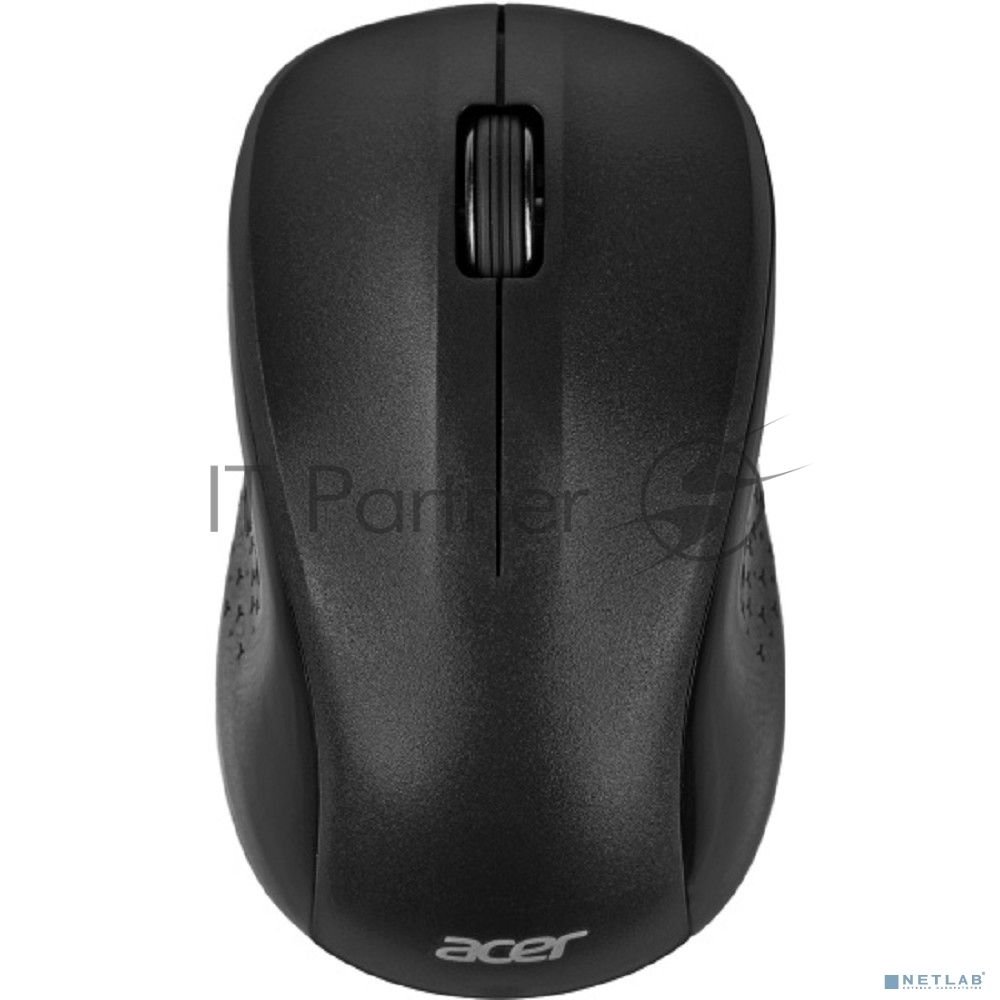 Мышь беспроводная Acer OMR302 черный, 1200 dpi, радиоканал, USB, кнопки - 3