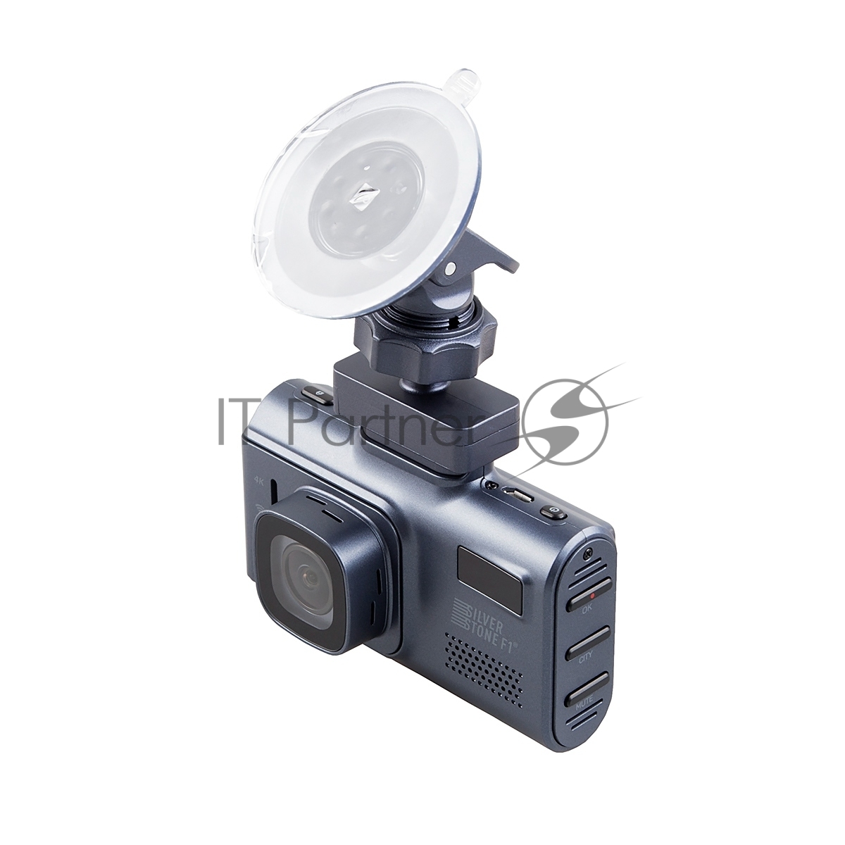 Видеорегистратор Silverstone F1 Hybrid UNO SPORT 4K Wi-Fi, 3840x2160, 3", GPS/ГЛОНАСС, Wi-Fi, G-сенсор, GPS-информатор