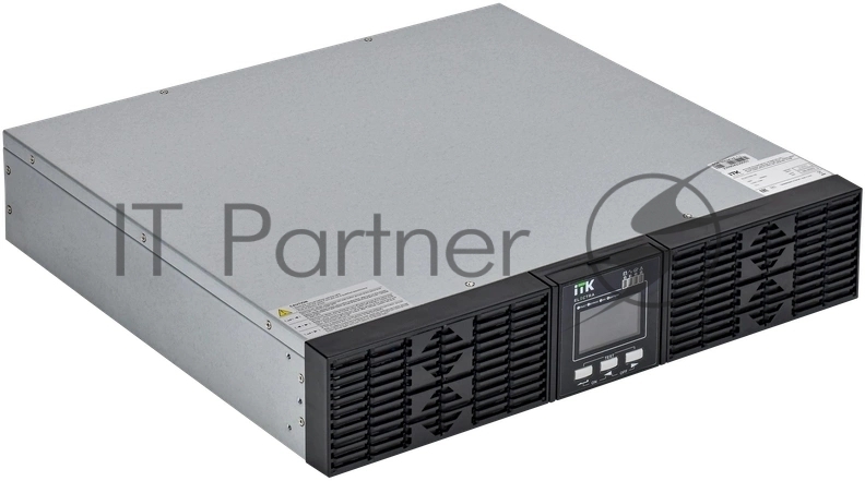Источник бесперебойного питания однофазный Online 1000 Ва/1000 Вт, Rack mount, c LCD дисплеем 24VDC с АКБ 2U 2х9AH