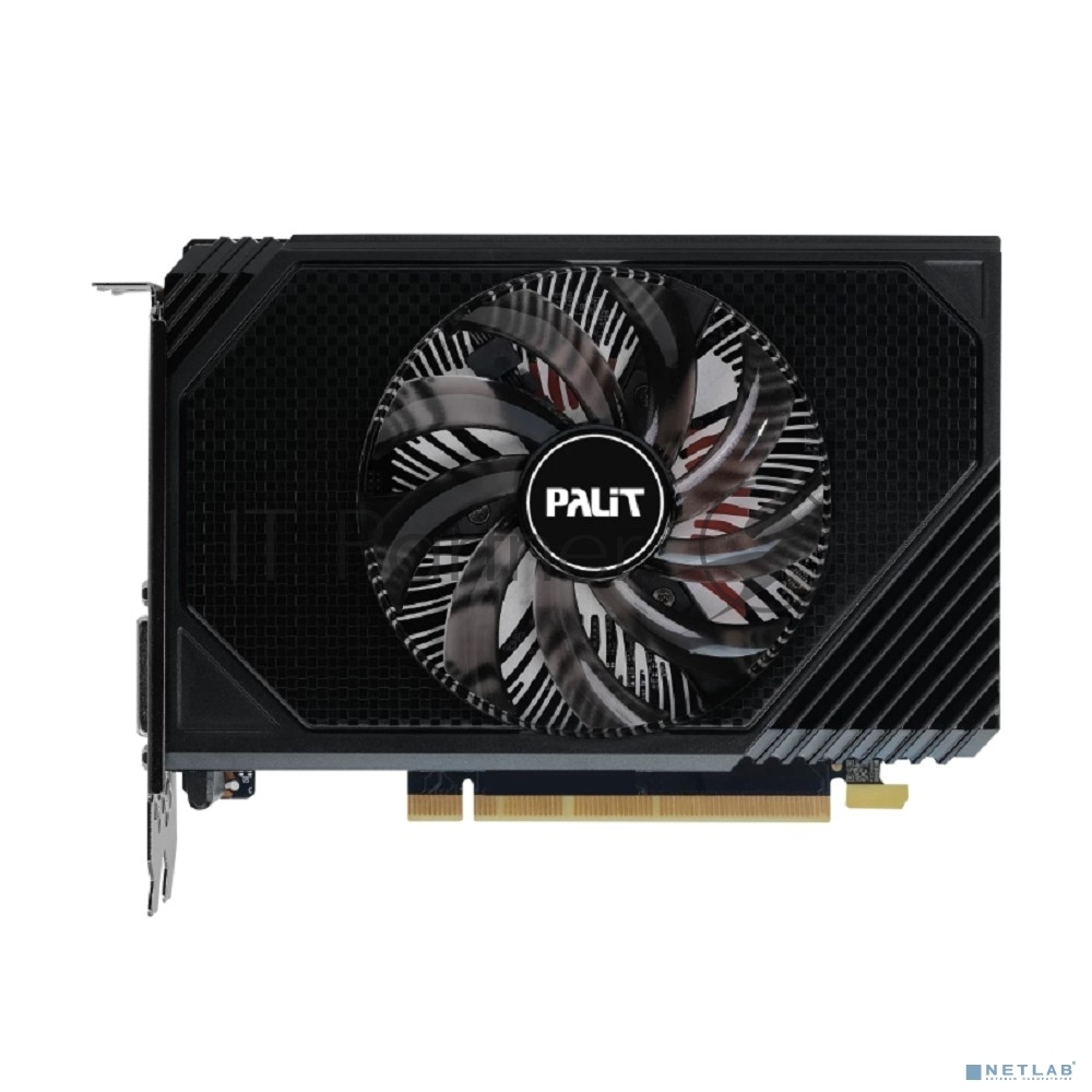 Видеокарта Palit GeForce RTX 3050 StormX OC, 6 GB GDDR6, 96 bit, 1xDisplayPort, HDMI, DVI-D, GPU 1492 MHz