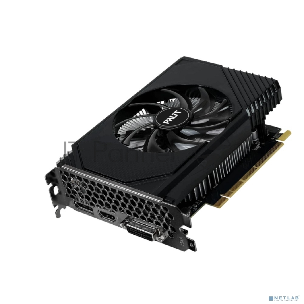 Видеокарта Palit GeForce RTX 3050 StormX OC, 6 GB GDDR6, 96 bit, 1xDisplayPort, HDMI, DVI-D, GPU 1492 MHz