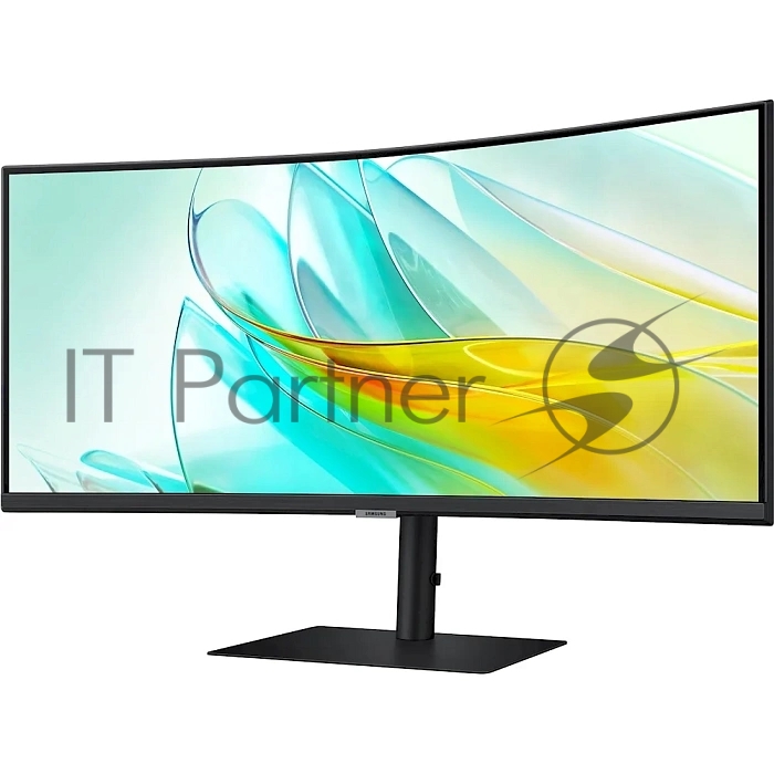 Монитор 34" Samsung ViewFinity S6 S34C650UAIXCI VA 3440x1440, 100 Гц, 5 мс, 21:9, 350 кд/м², 1xHDMI, 1xDP, 3xUSB, 1xUSB-C, 1xUSB-B, 1x3.5 мм, 2x5 Вт, изогнутый R1000, черный