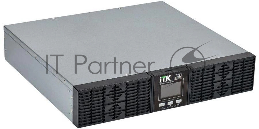 Источник бесперебойного питания Online Rackmount 2кВА/2кВ, однофазный с LCD дисплеем 36VDC без АКБ 2U