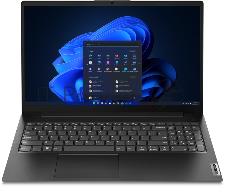 Ноутбук 15.6" TN FHD Lenovo V15 G4 AMN черный (AMD Ryzen 3 7320U/8Gb/256Gb SSD/VGA int/noOS) ((82YU0080UE))