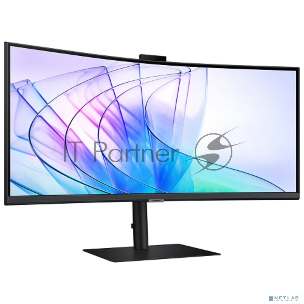Монитор 34" Samsung ViewFinity S6 S34C650UAIXCI VA 3440x1440, 100 Гц, 5 мс, 21:9, 350 кд/м², 1xHDMI, 1xDP, 3xUSB, 1xUSB-C, 1xUSB-B, 1x3.5 мм, 2x5 Вт, изогнутый R1000, черный