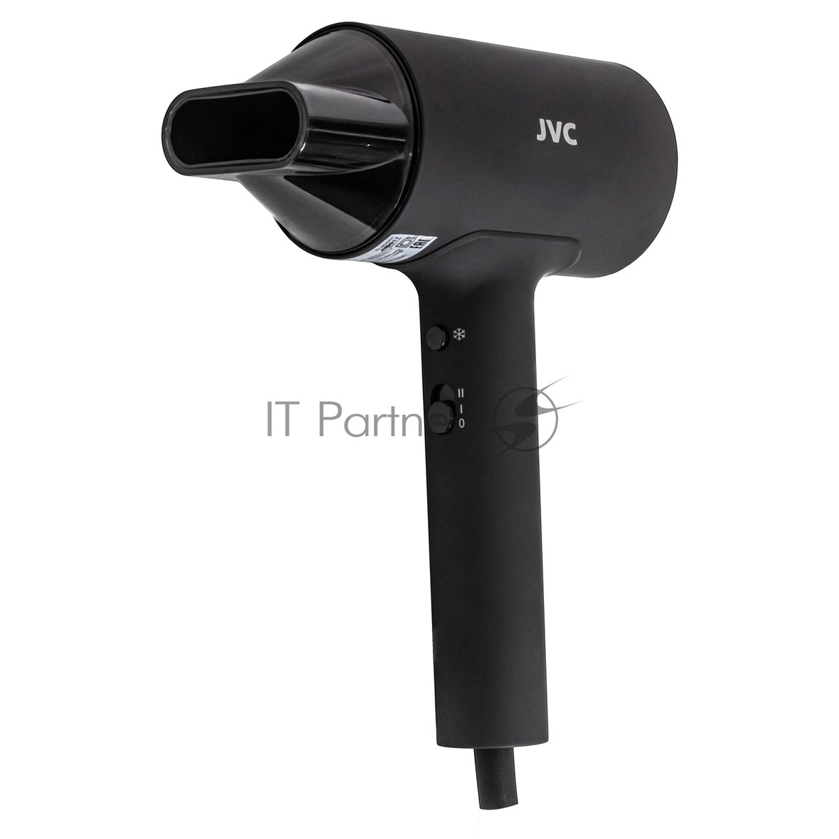 Фен JVC JHD011 черный, 1600 Вт