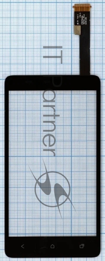Сенсорное стекло (тачскрин) для HTC One SU T528w, черное