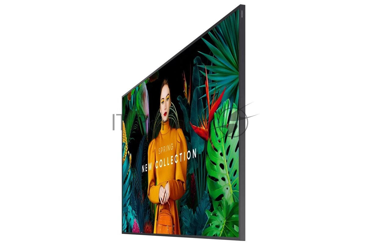 Панель Samsung QB75C черный VA, 75", 3840x2160, 350 кд/м², Tizen 7.0, 8 мс, 4000 :1, 16/7, 178/178