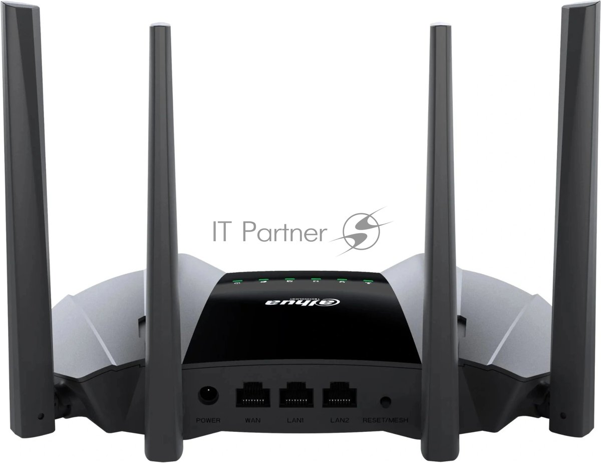 Маршрутизатор Dahua DH-AX15M, 1×1 Гбит/с WAN + 2×1 Гбит/с LAN, Wi-Fi 6 (11ax) AX1500