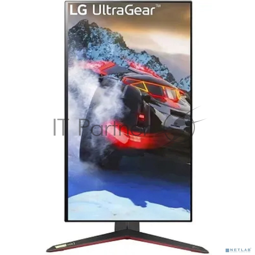 Монитор 27" LG UltraGear 27GP95RP-B IPS 3840x2160, 160 Гц, 1 мс, 16:9, 400 кд/м2, 2xHDMI, 1xDP, 1x3.5 мм, черный/красный