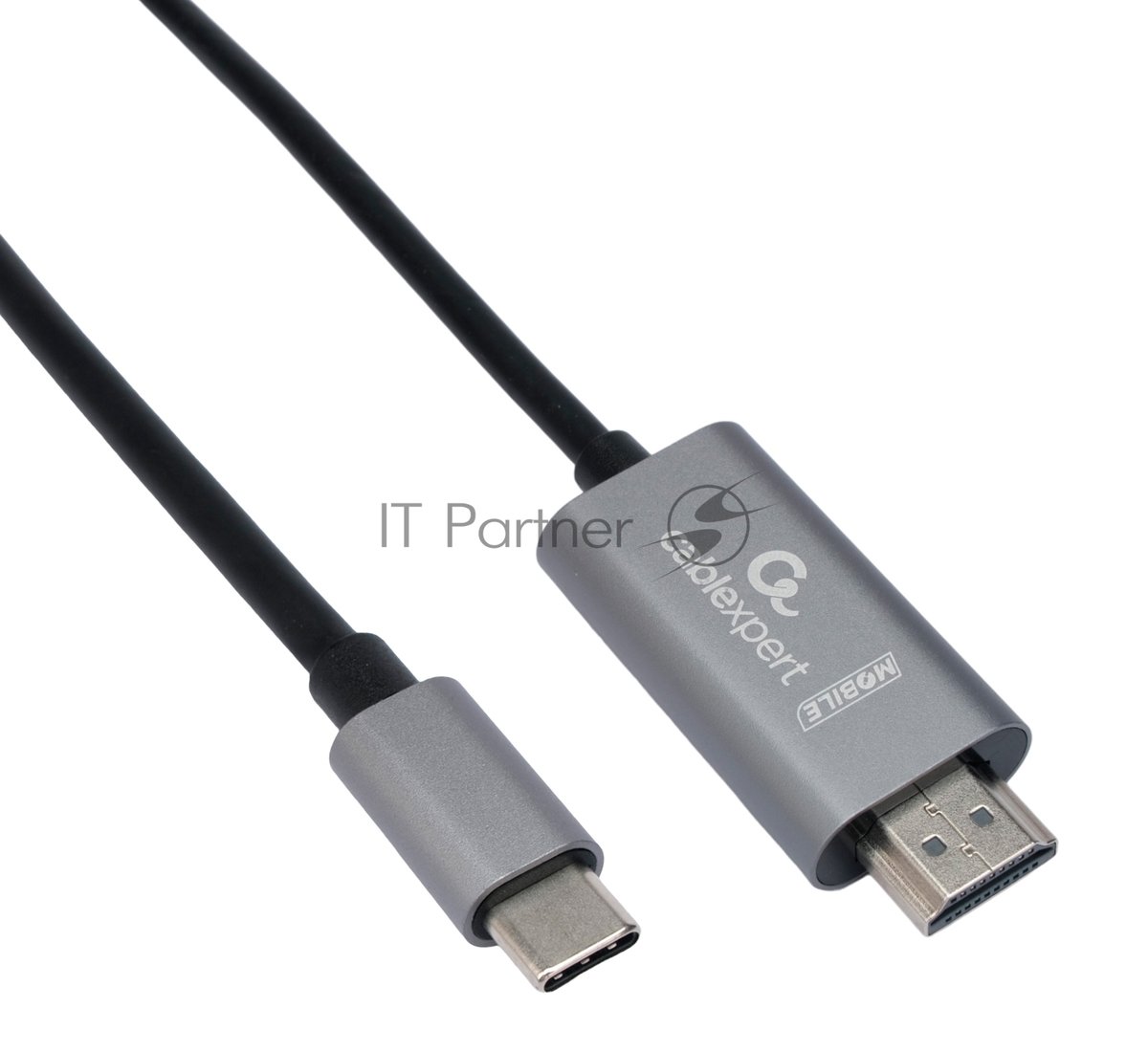 Cablexpert Кабель-переходник с Type-C на HDMI  v2.0, Mobile, 1.8м, черный, корбка (CCB-A-CM-HDMI-1.8M)