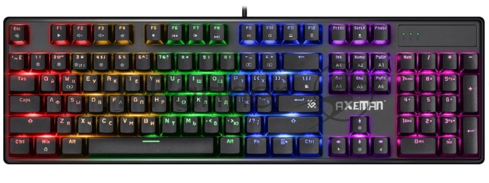 Клавиатура Defender Axeman GK-302 проводная, USB Type-A, чёрный