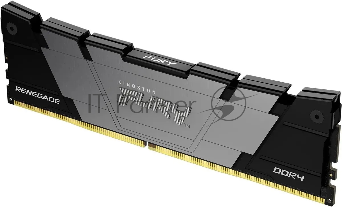 Оперативная память Kingston Fury Renegade, DDR4, 16Gb (1x16GB), 4000MHz, CL19, DIMM, с радиатором, черный