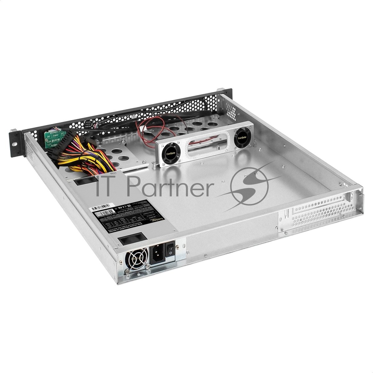 Exegate EX297137RUS Серверный корпус ExeGate Pro 1U430-02 <RM 19", высота 1U, глубина 430, БП 1U-900ADS, USB>