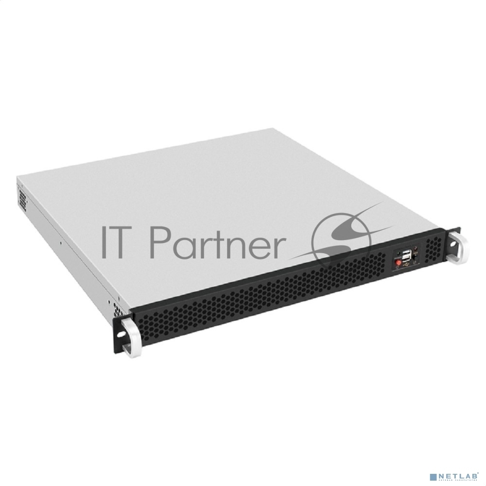 Exegate EX297140RUS Серверный корпус ExeGate Pro 1U430-02 <RM 19", высота 1U, глубина 430, БП 1U-1200ADS, USB>