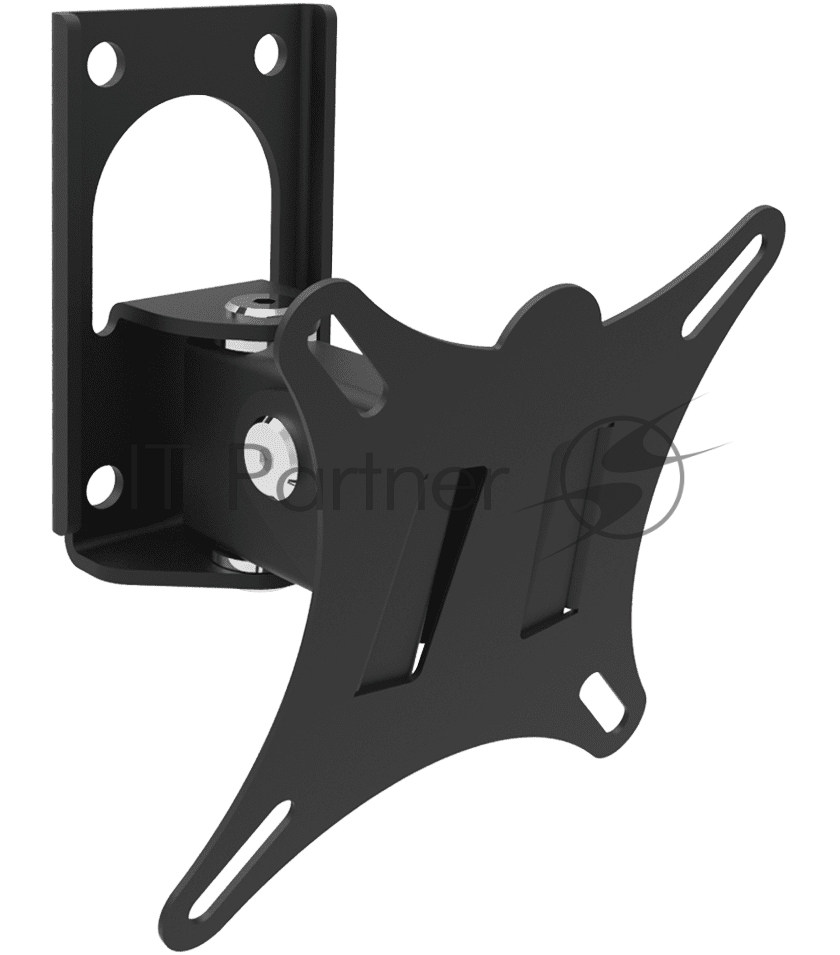 Кронштейн LE'STER LST-101.03 ТВ 10"-32" VESA 100x100, черный, наклон-поворот