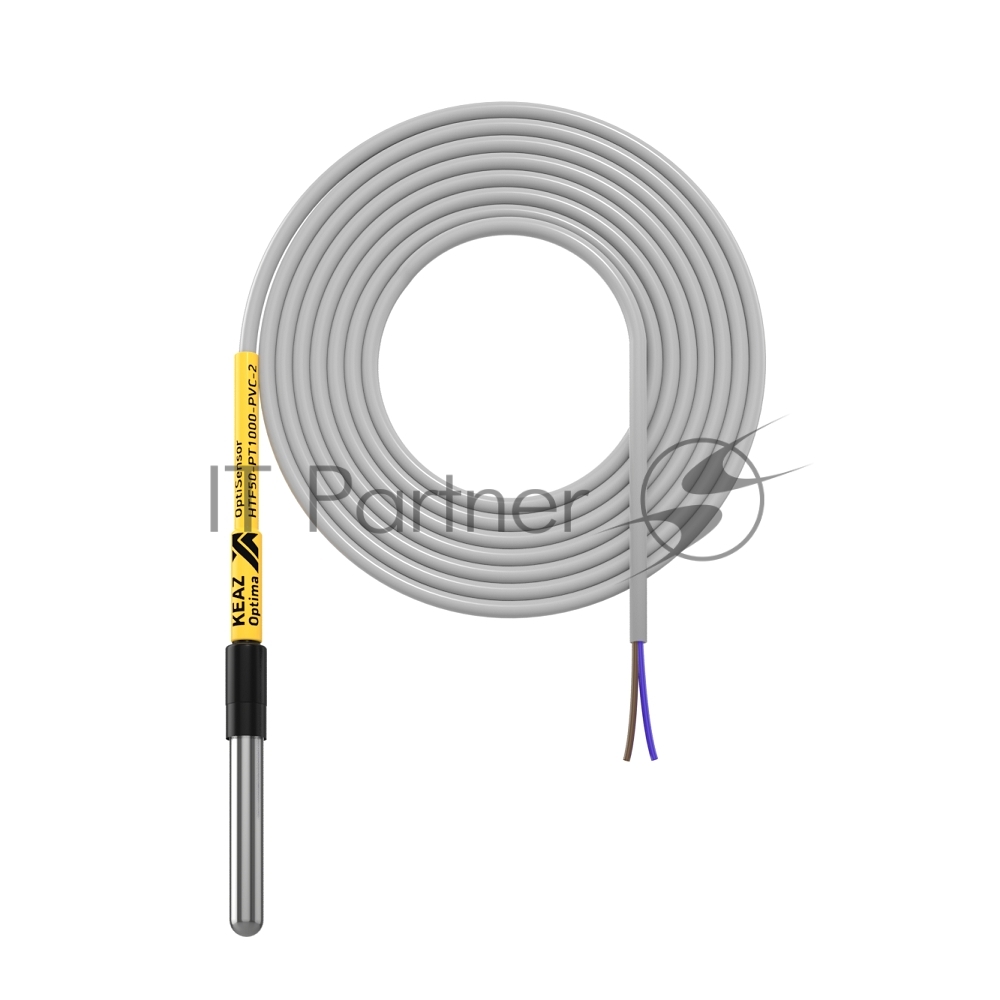 Датчик температуры канальный OptiSensor HTF50-PT1000-PVC-2 КЭАЗ 284695