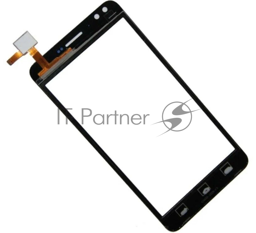 Сенсорное стекло Prestigio 60109, для Muze C3 MultiPhone 3504, черное