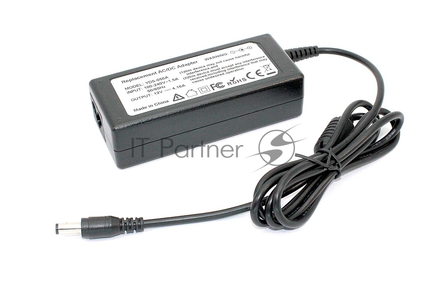 Блок питания (сетевой адаптер) для ноутбуков HP 12V 4.16A 5.5x2.5, OEM