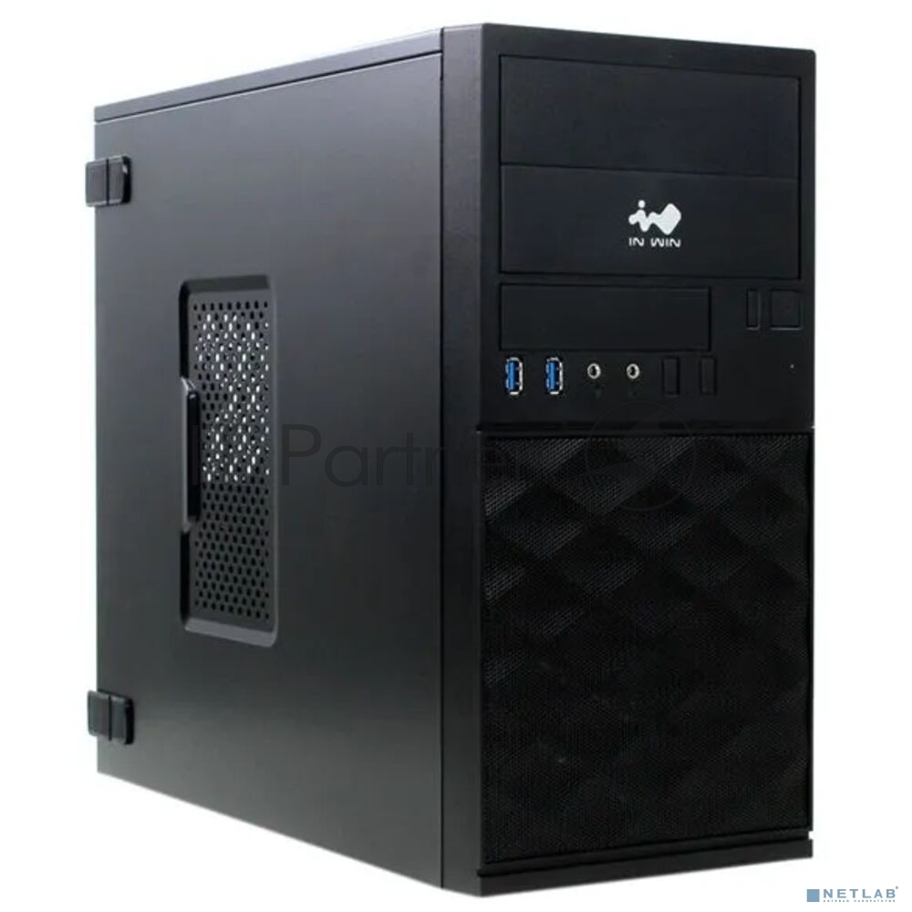 Компьютерный корпус Mini Tower InWin EFS052 Black 600W PM-600ATX U3*2 +A(HD)+ front fan holder+ Screwless mATX