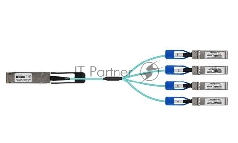 Кабель LR-LINK OPTICAL QSFP28 100G 3M LRAOC-QSFP28-4SFP28-3M
