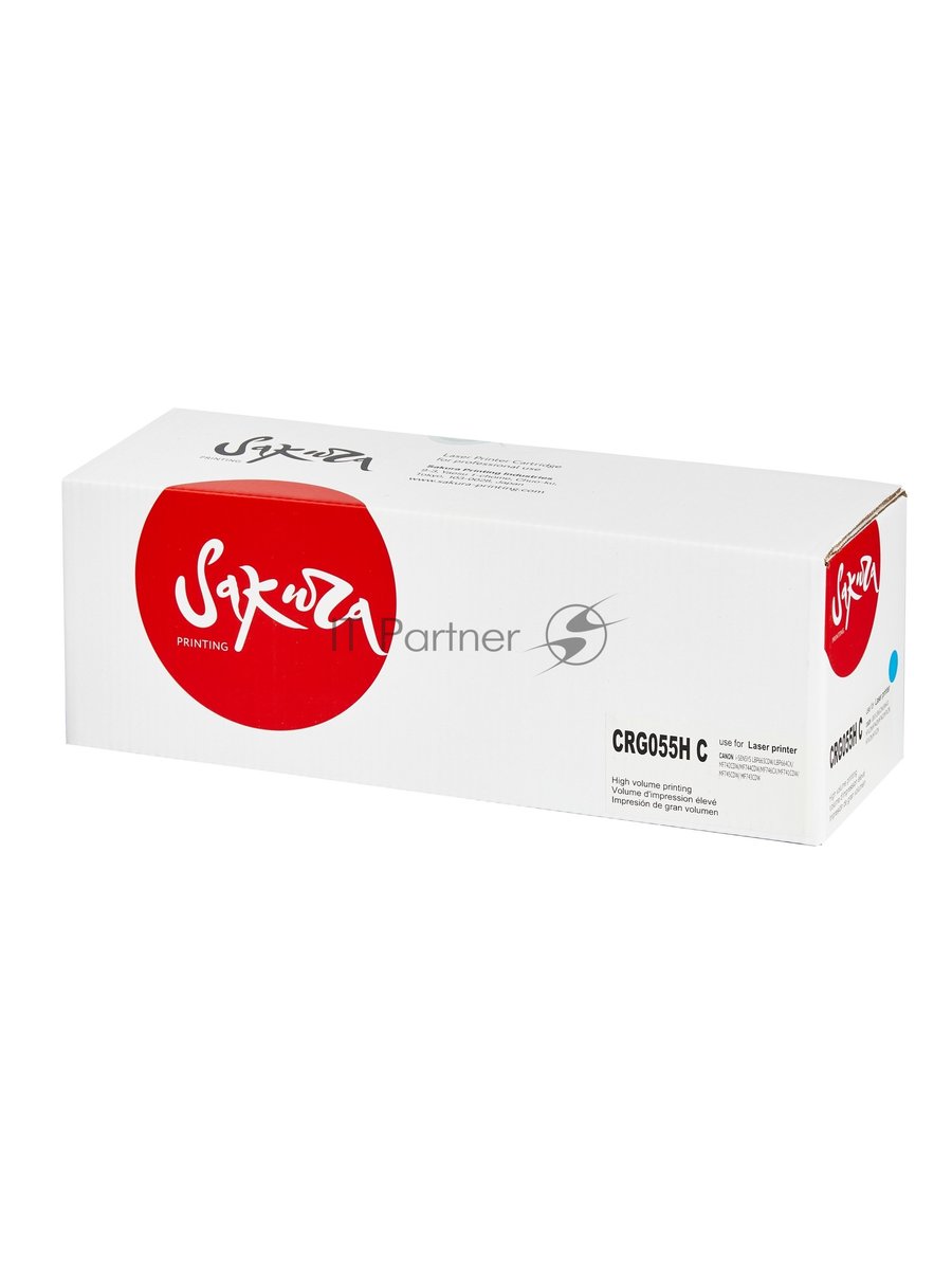 Картридж лазерный Sakura 055HC (3019C002) для Canon MF742/MF746CX/MF744CDW/LBP664CX/LBP663CDW/400M454DN/400M454DW/400M479DW/400M479FDN/400M479FDW, голубой, 5900 к. (чип без счетчика копий)