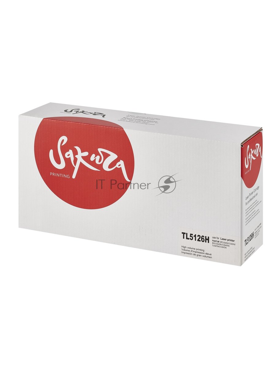 Картридж Sakura TL-5126H для Pantum BP5106DN/RU/BP5106DW/RU/BM5106ADN/RU/BM5106ADW/RU, черный, 6000 к.