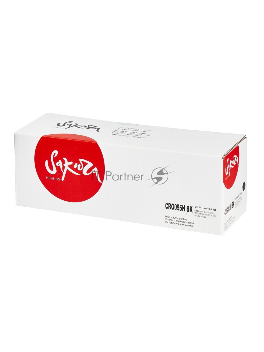 Картридж лазерный Sakura 055HBK (3020C002) для Canon MF742/MF746CX/MF744CDW/LBP664CX/LBP663CDW/400M454DN/400M454DW/400M479DW/400M479FDN/400M479FDW, черный, 7600 к. (чип без счетчика копий)