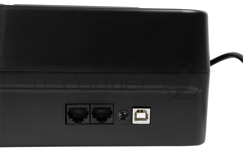 Источник бесперебойного питания SMARTWATT UPS SAFE PRO LCD 1000 черный 1000/600 ВА/Вт, напольный/настенный, линейно-интерактивный, LCD дисплей, Shuko CEE7/4 - 8 шт. (4 шт. с резервным питанием, 4 шт. - сетевой фильтр)