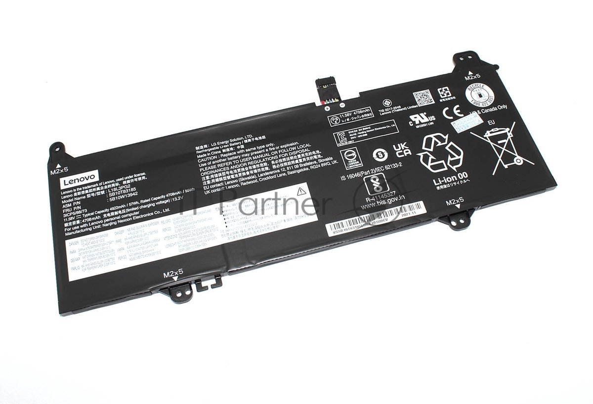 Аккумуляторная батарея для ноутбука Lenovo Chromebook 14E 11.52V 57Wh