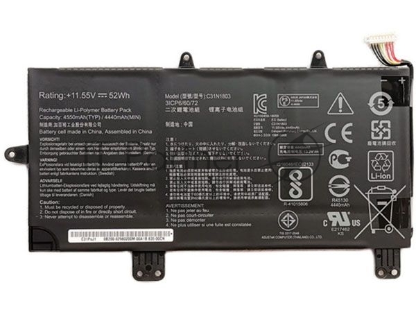 Аккумуляторная батарея для ноутбука Asus ZenBook Pro 14 UX450FD 11.55V 52Wh