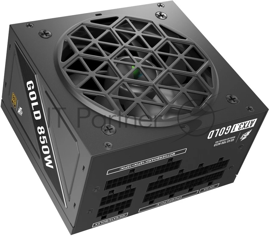 Блок питания 1STPLAYER NGDP Gold 850W, 850DВт, 80 PLUS Gold, 120мм, модульный, черный
