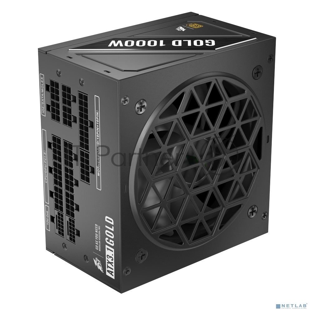 Блок питания 1STPLAYER NGDP Gold 850W, 850DВт, 80 PLUS Gold, 120мм, модульный, черный