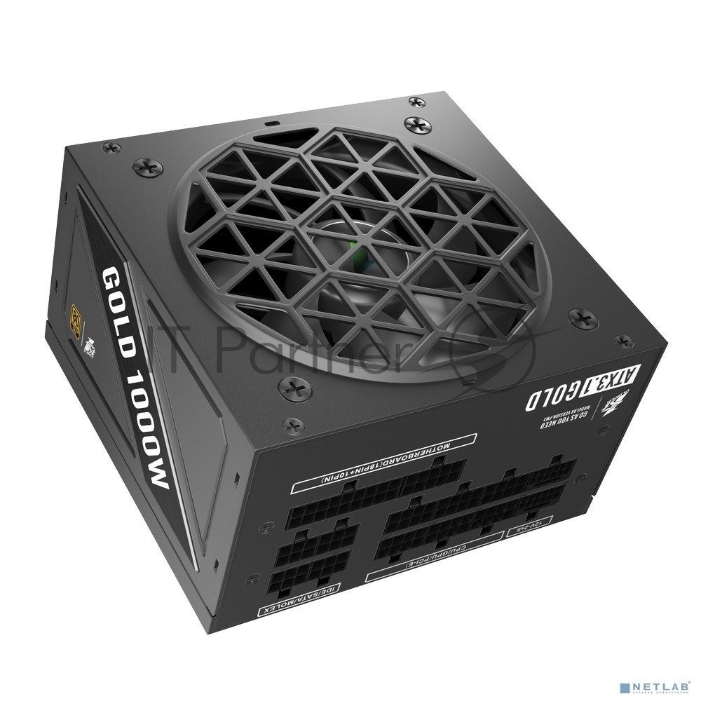 Блок питания 1STPLAYER NGDP Gold 850W, 850DВт, 80 PLUS Gold, 120мм, модульный, черный