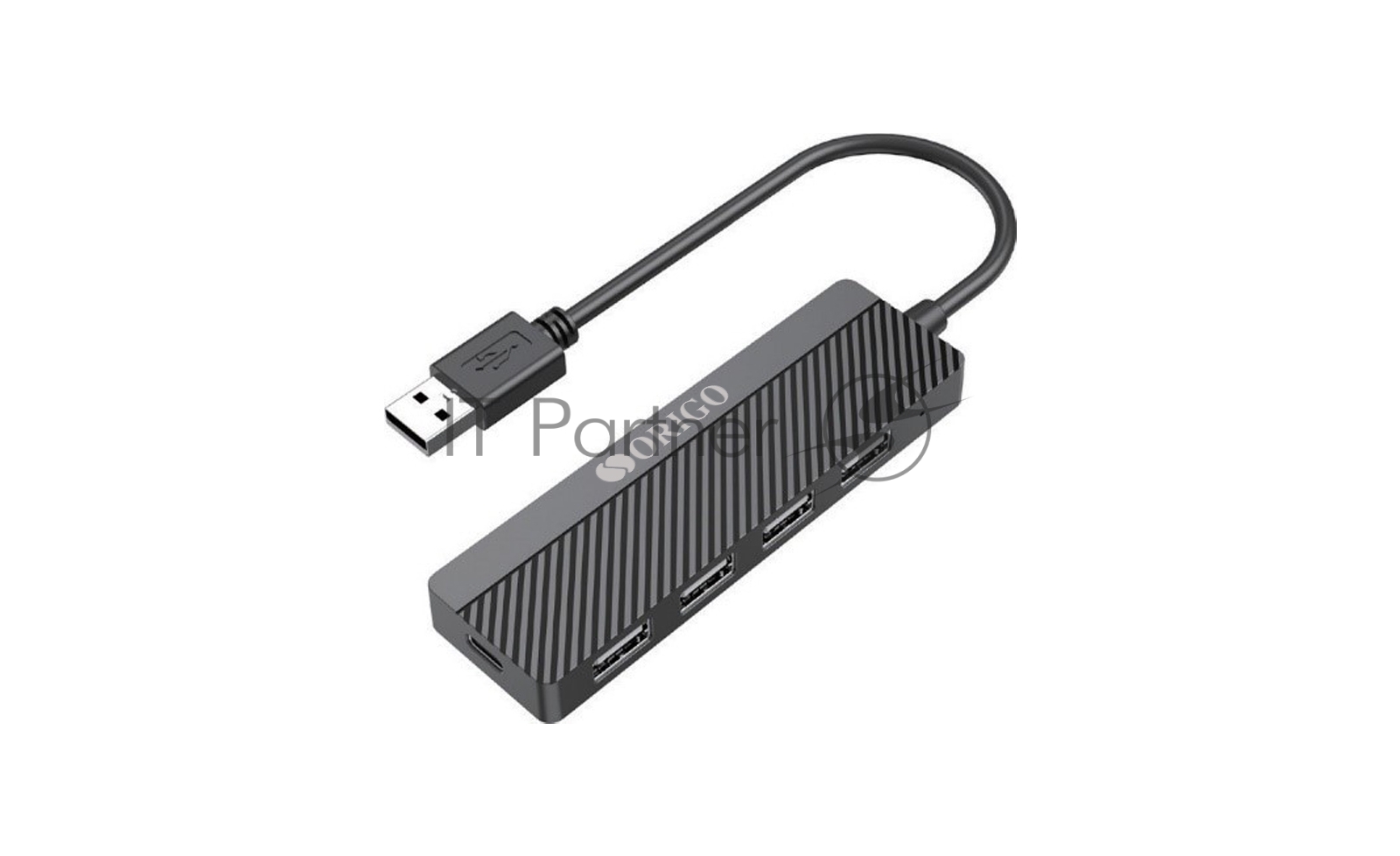 Origo OU1140/A1A Концентратор/ OU1140 USB 2.0 Hub, 4xUSB  2.0,  w/o  power adapter