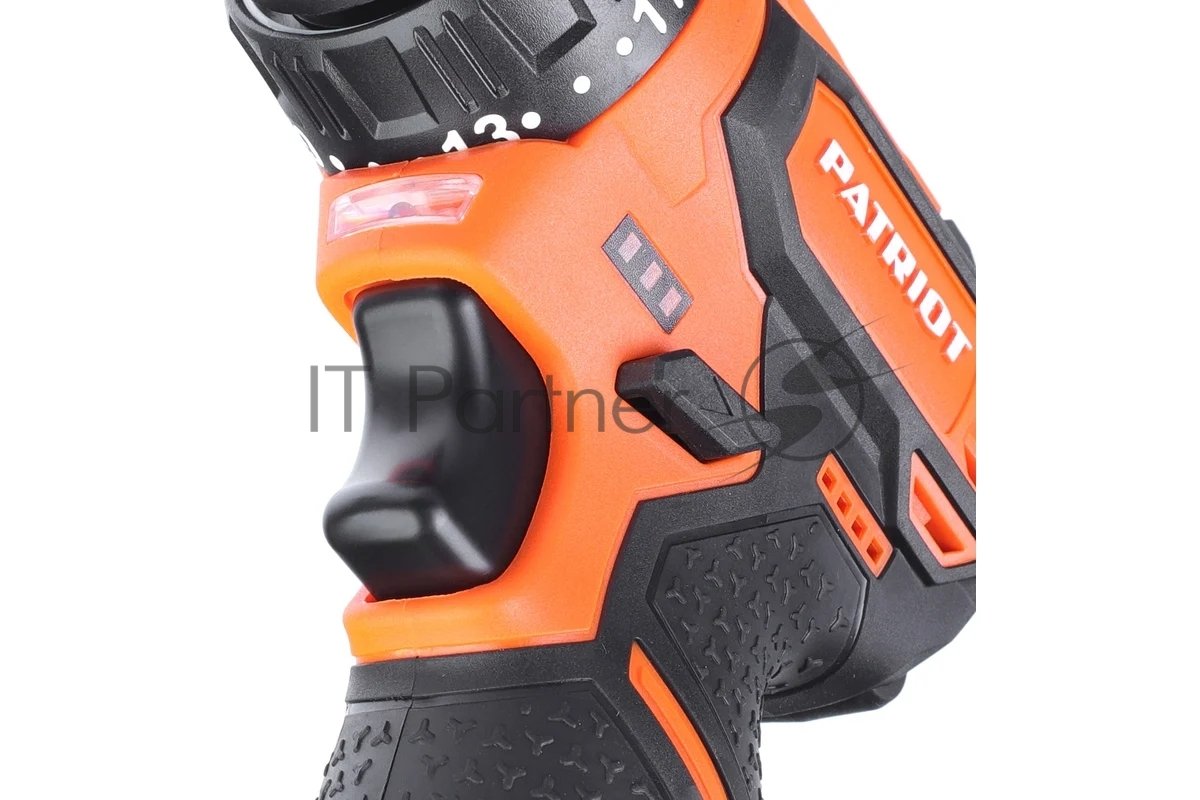 Дрель-шуруповерт Patriot BR 368Li, 12 В, 2 Ач, 45 Нм, щеточный