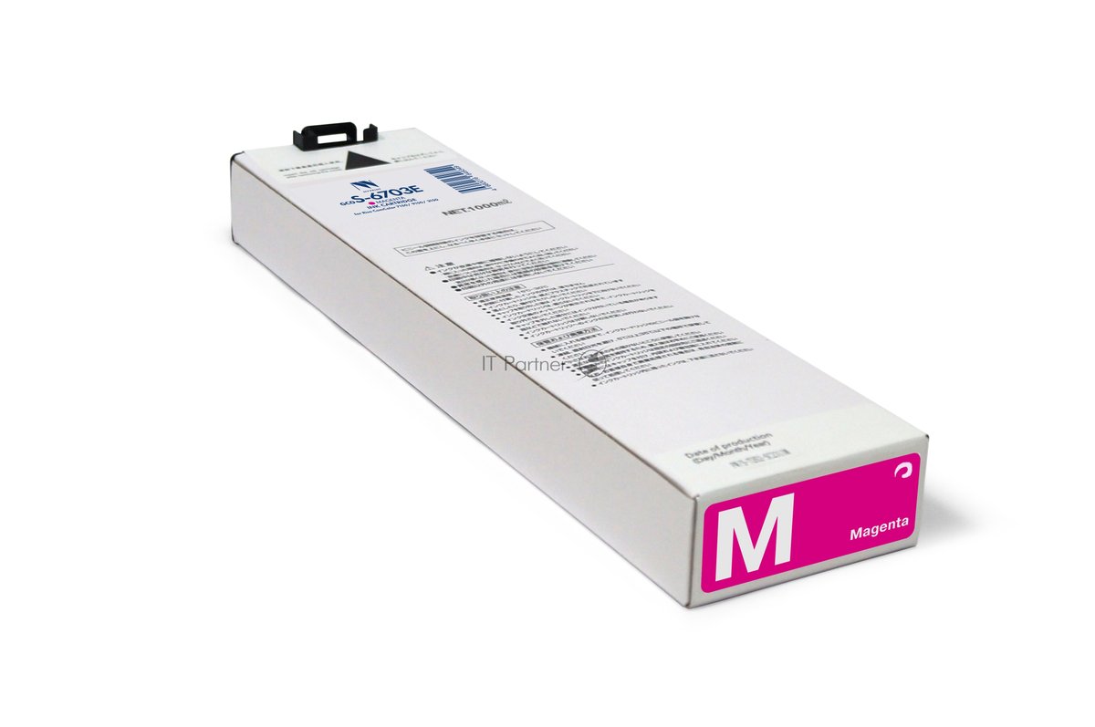 Картридж струйный NVPrint для Riso ComColor 7150/9150/3150 (NV-S-6703E, совместимый), Magenta (1000 мл)