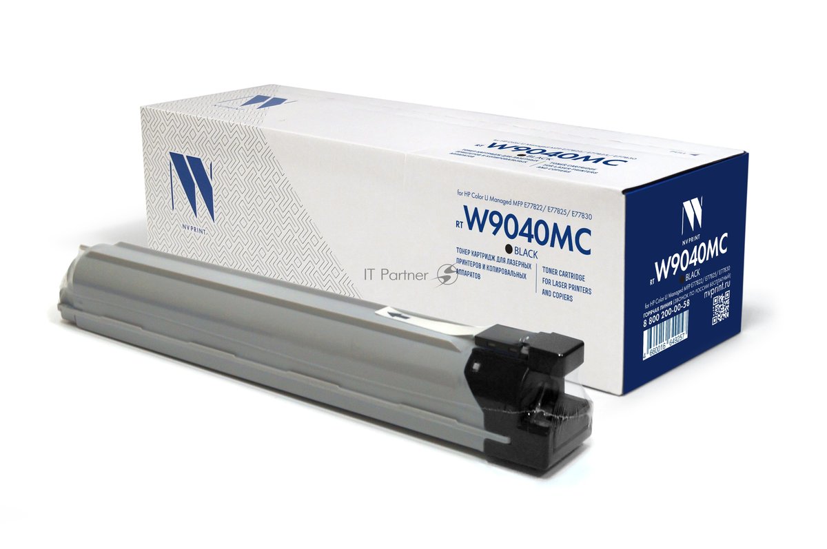 Картридж лазерный NVPrint совместимый NV-W9040MC Black для HP Color LJ E77822/E77825/E77830 (34000k)